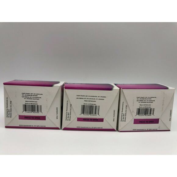 Leggs Women's Silken Sheer No-Roll Waistband Control Top Panty Nude A Lot of 3 - Picture 5 of 12